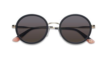 Das Bild zeigt die Sonnenbrille ALMAGRO von der Marke Etnia Barcelona in schwarz.